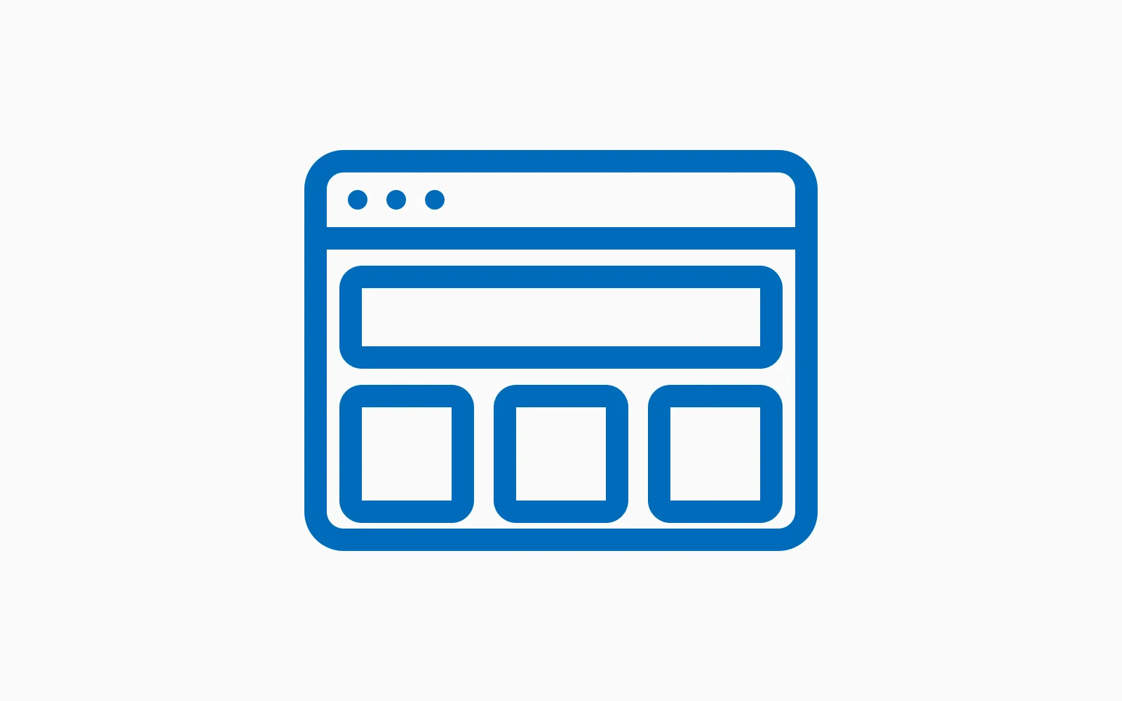Line illustration for a business website