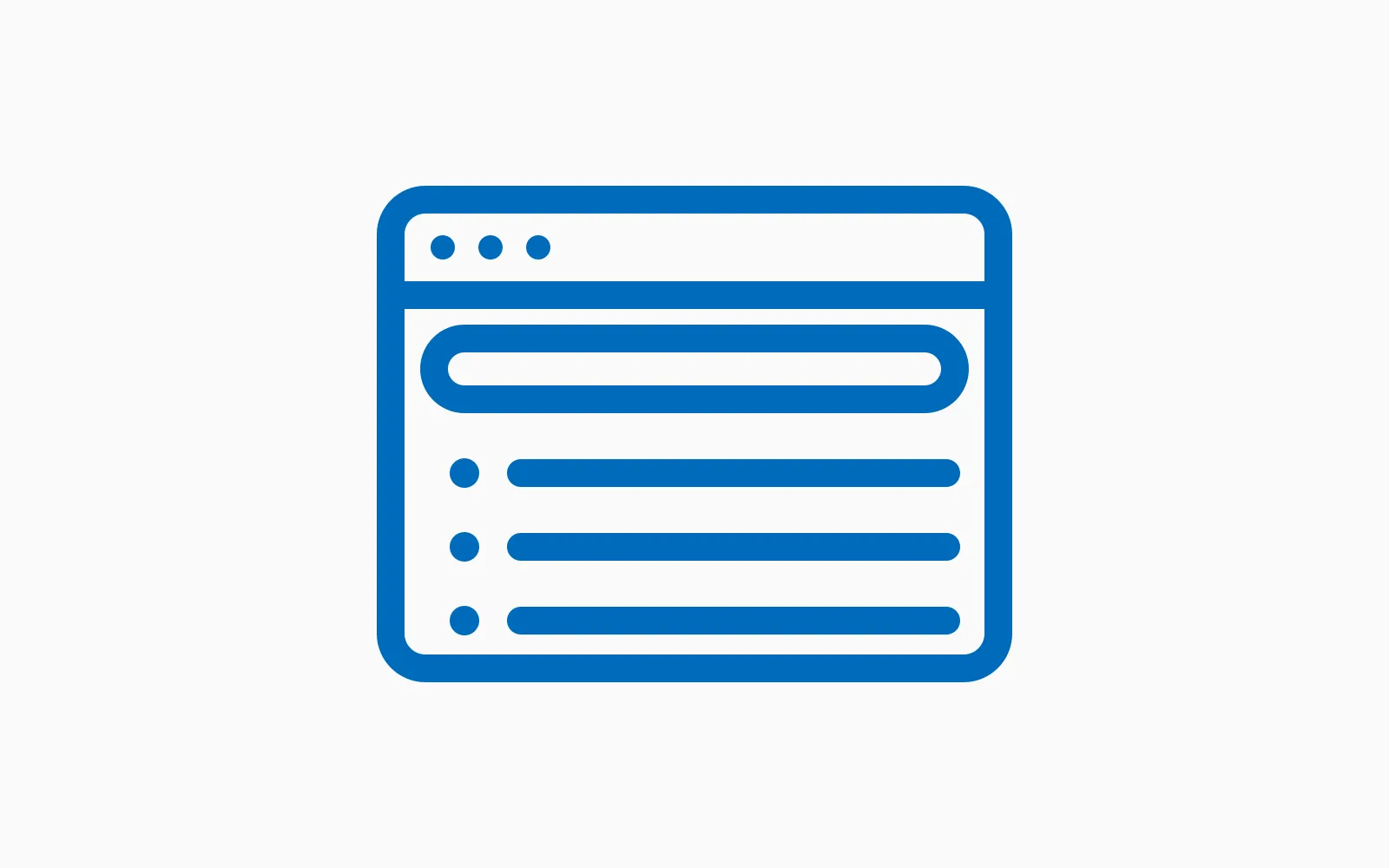 Line illustration for a directory website
