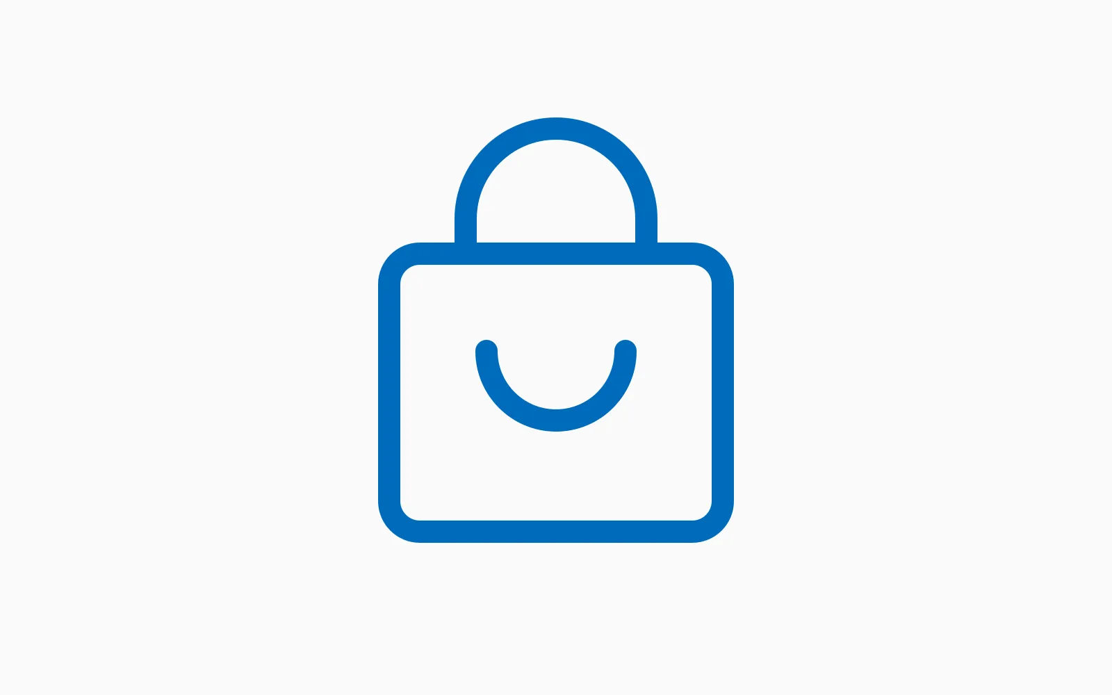 Line illustration for a e-commerce website